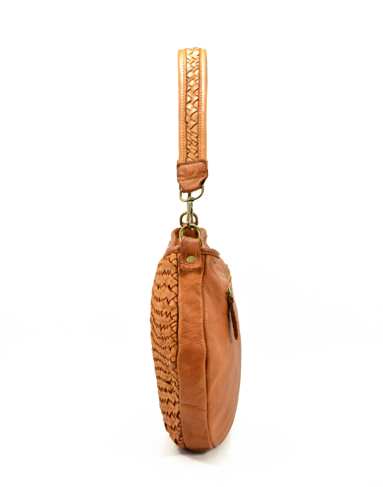 BZNA Bag Alesa Schwarz Italy Designer Beutel Umhängetasche Damen Handtasche Leder - B Z N A