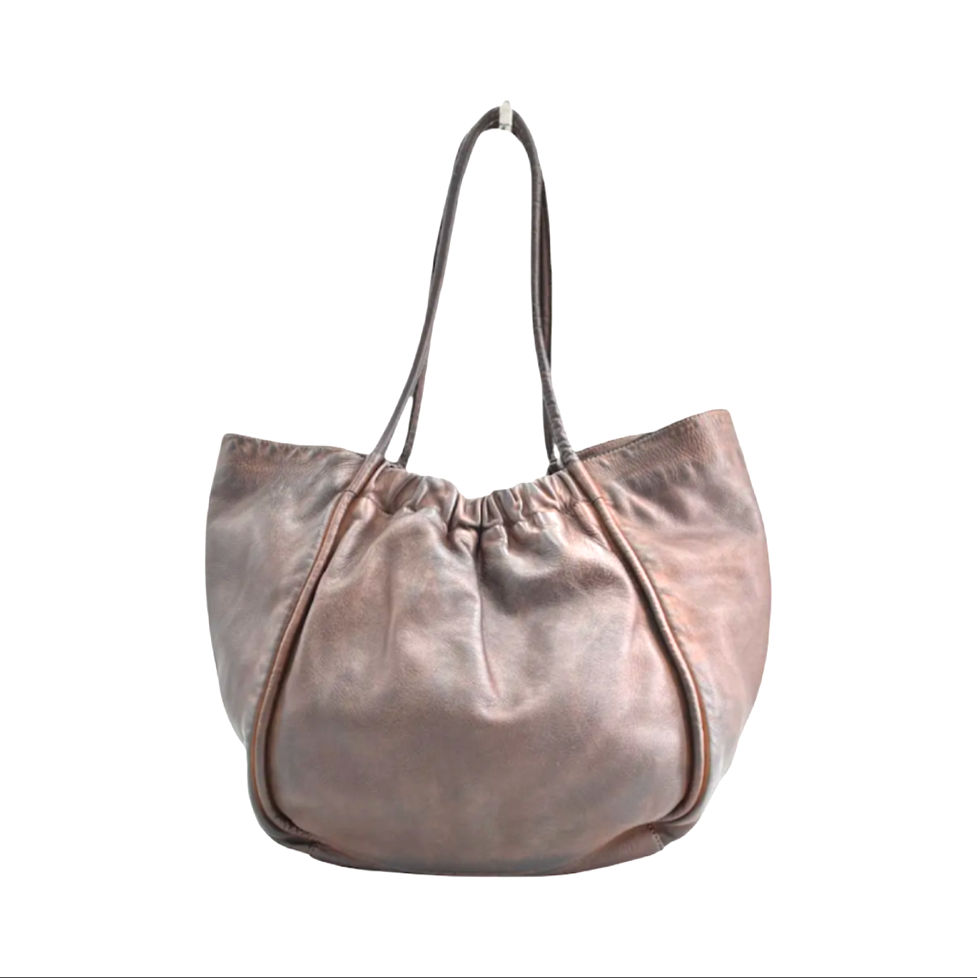 BZNA Bag Paola Taupe Italy Designer Shopper Handtasche Schultertasche Tasche Leder Neu - B Z N A