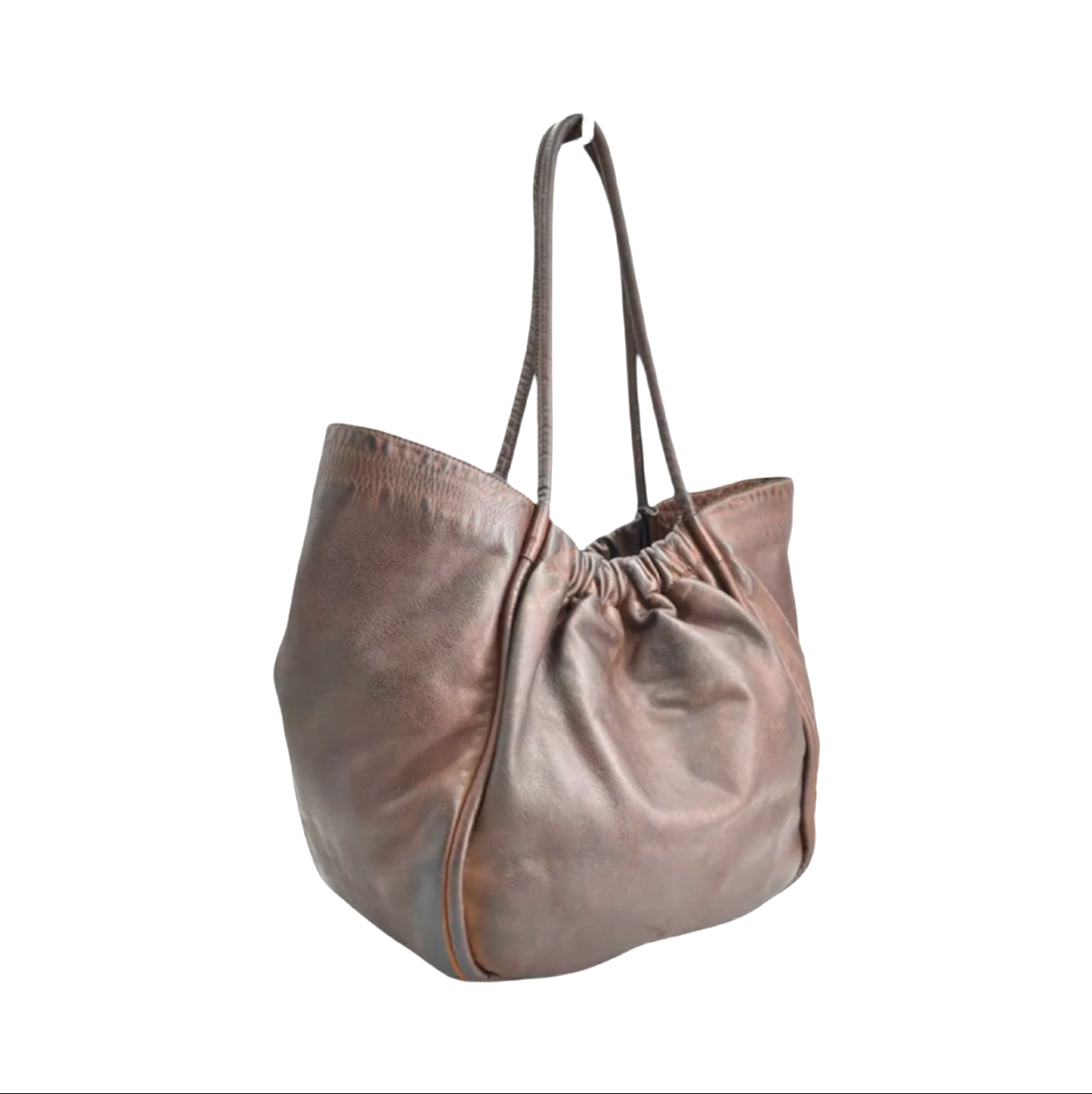 BZNA Bag Paola Taupe Italy Designer Shopper Handtasche Schultertasche Tasche Leder Neu - B Z N A