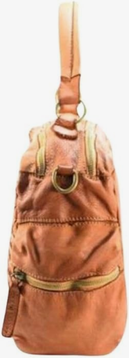 BZNA Bag Marie cognac Italy Designer Damen Handtasche Schultertasche Tasche Leder Shopper Neu - B Z N A