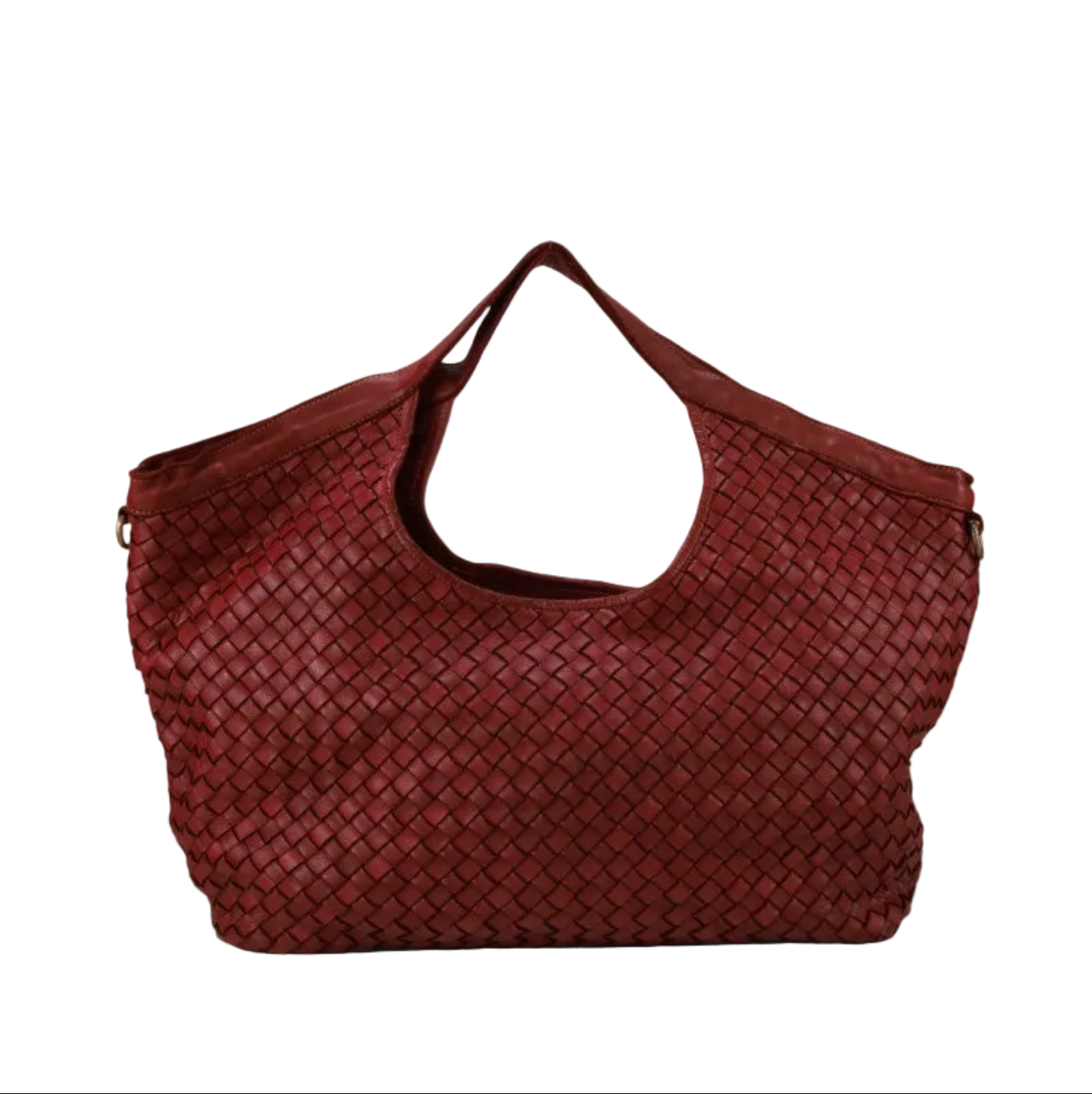 BZNA Bag BL342 Bordeaux Italy Designer Handtasche Schultertasche Tasche Leder Shopper - B Z N A