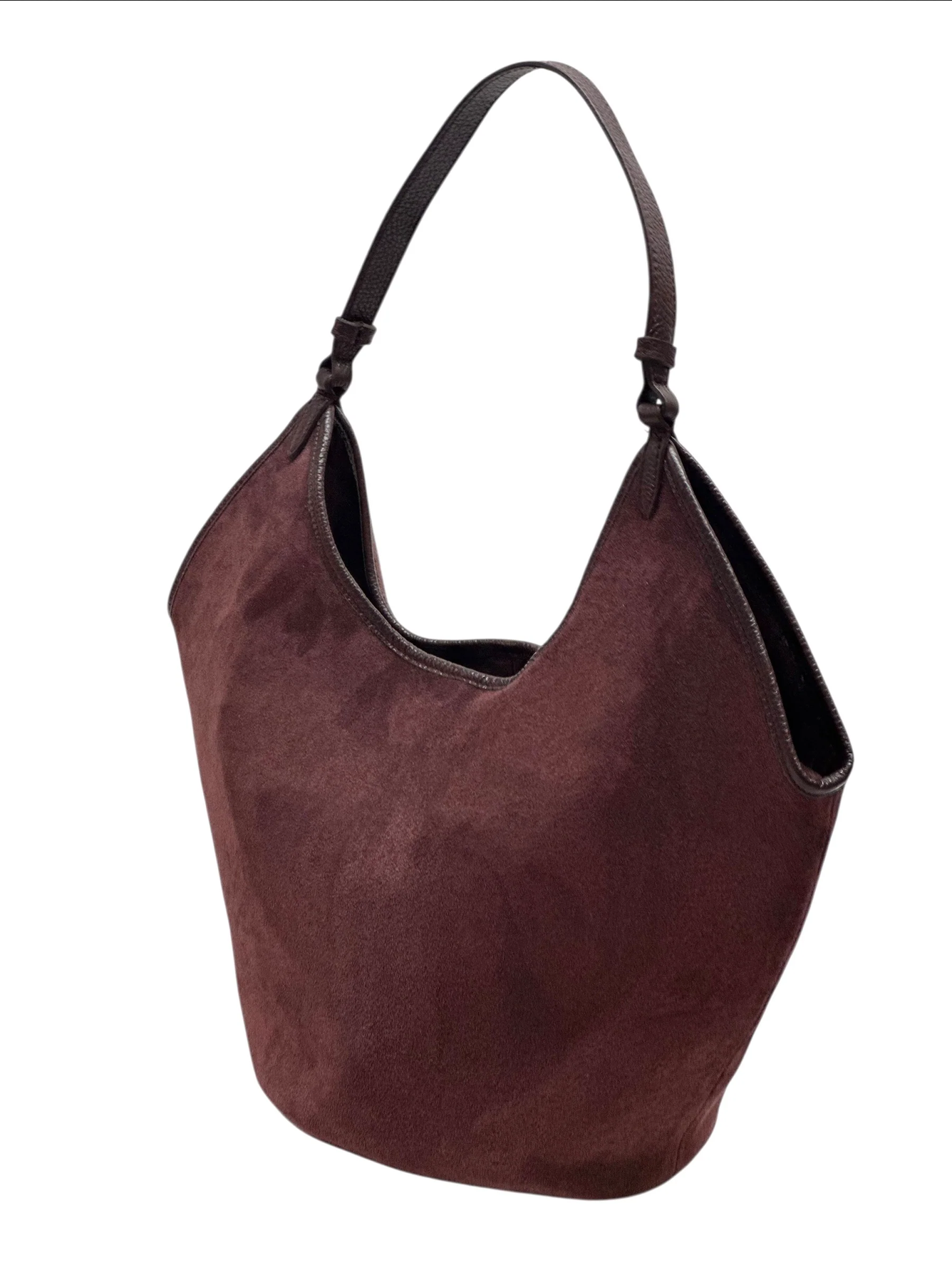 BZNA Bag  Tanjia Bordeaux Wildleder Italy Damen Handtasche Schultertasche Tasche BZNA6033 - B Z N A