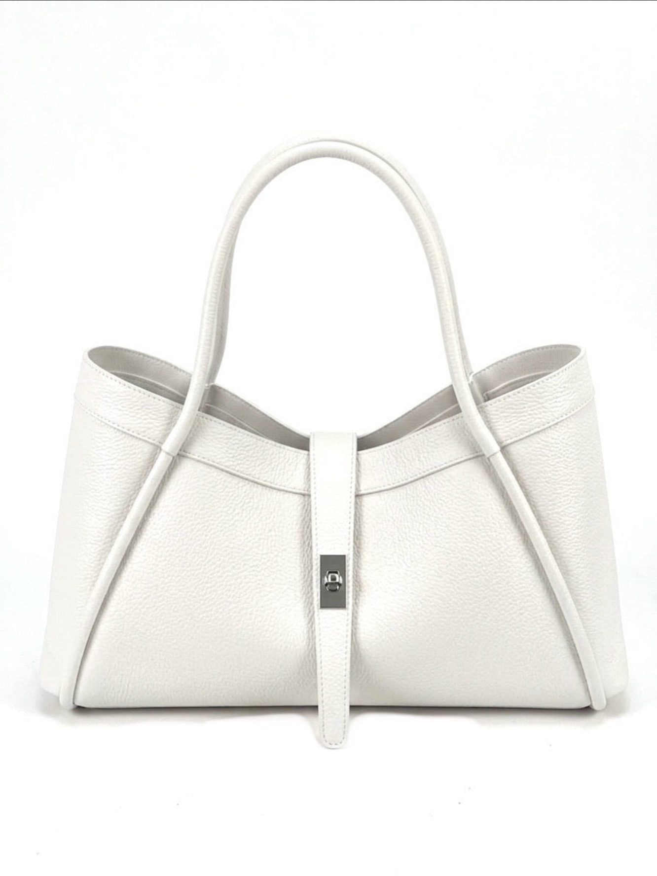 BZNA Bag Funny Weiß Leder Italy Damen Handtasche Schultertasche Tasche - B Z N A