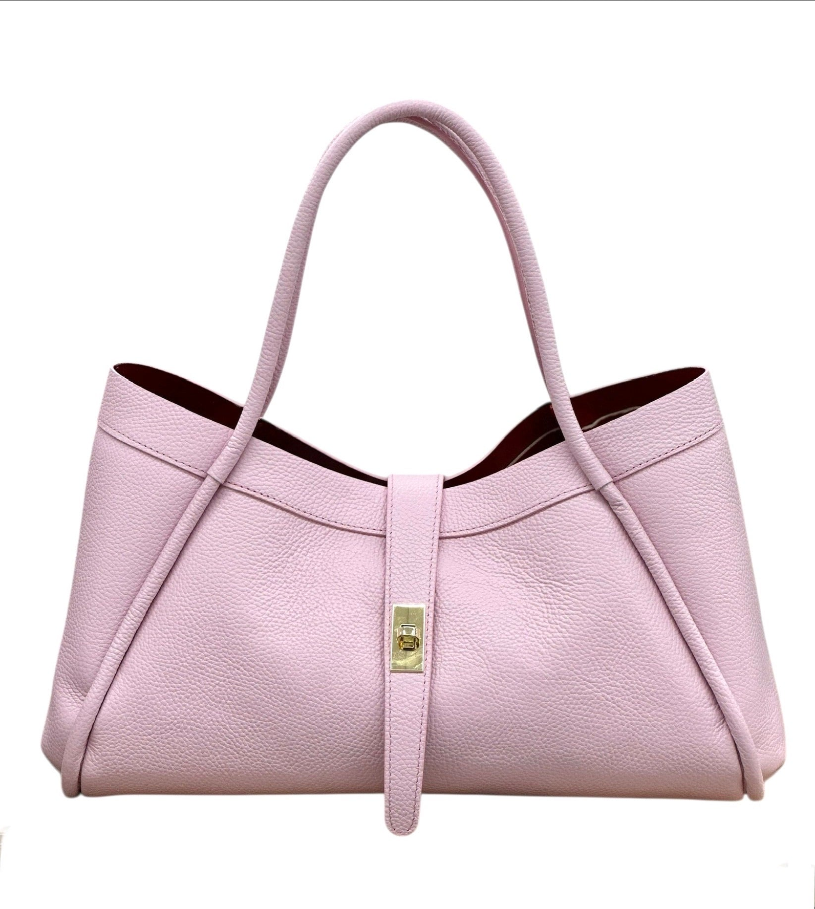 BZNA Bag Funny Rosa Leder Italy Damen Handtasche Schultertasche Tasche - B Z N A
