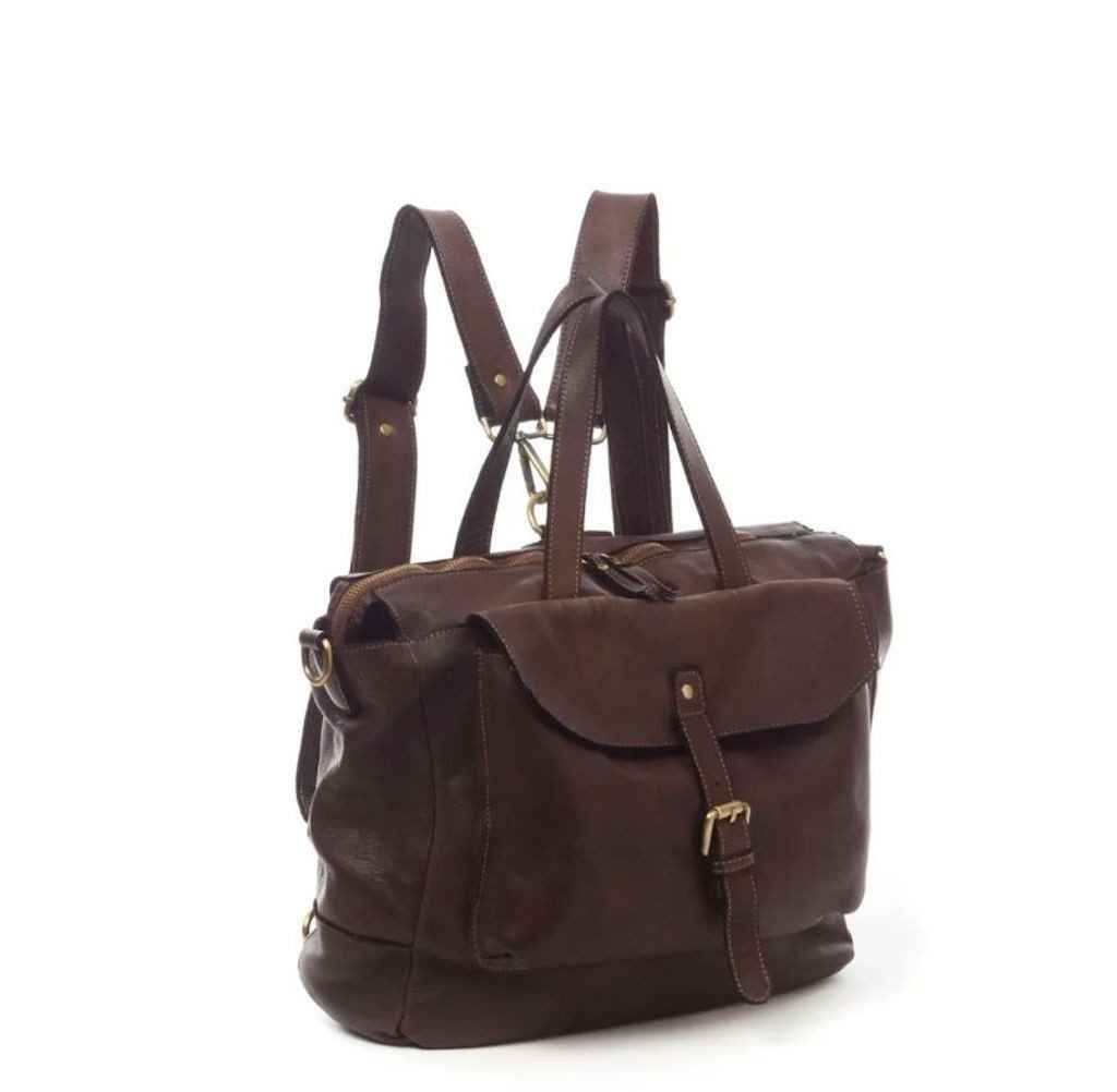 BZNA Bag Rucksack Smilla Braun Backpacker Designer Rucksack Damenhandtasche Schultertasche (Kopie)