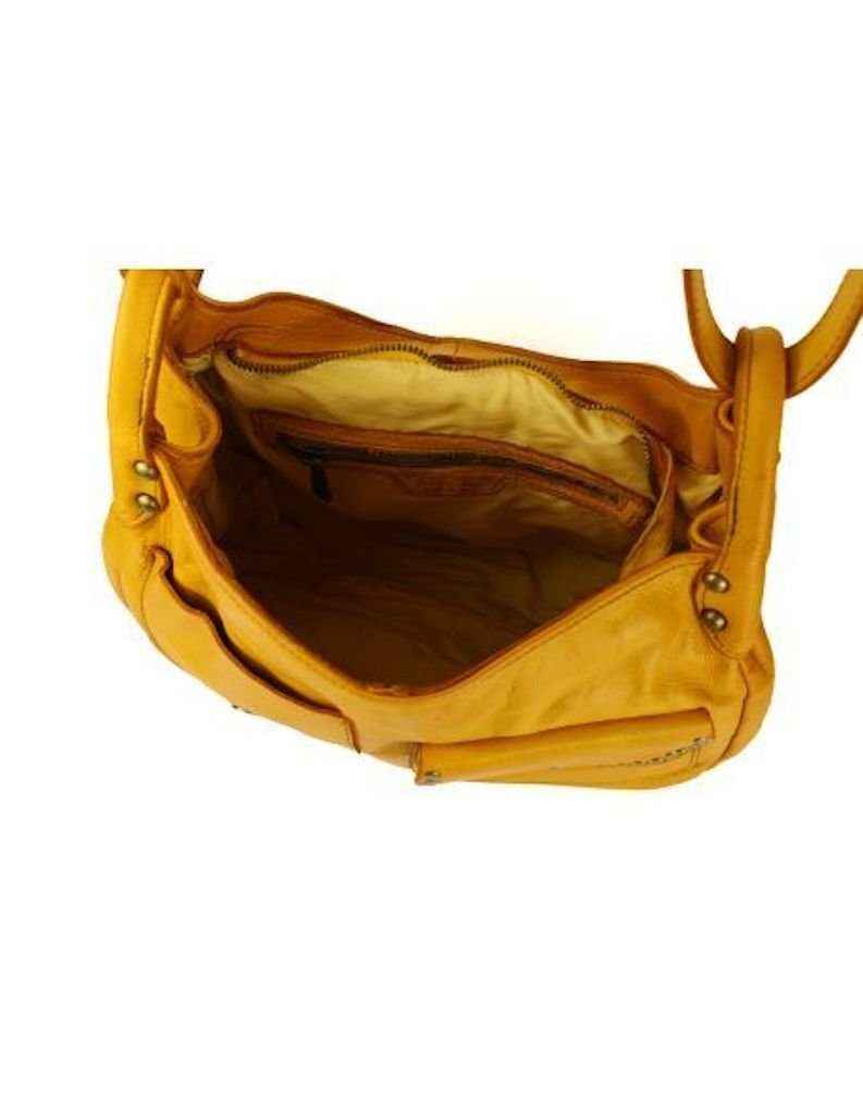 BZNA Bag Malea Grün italy Designer Leder Schulter Ledertasche Umhänge Tasche