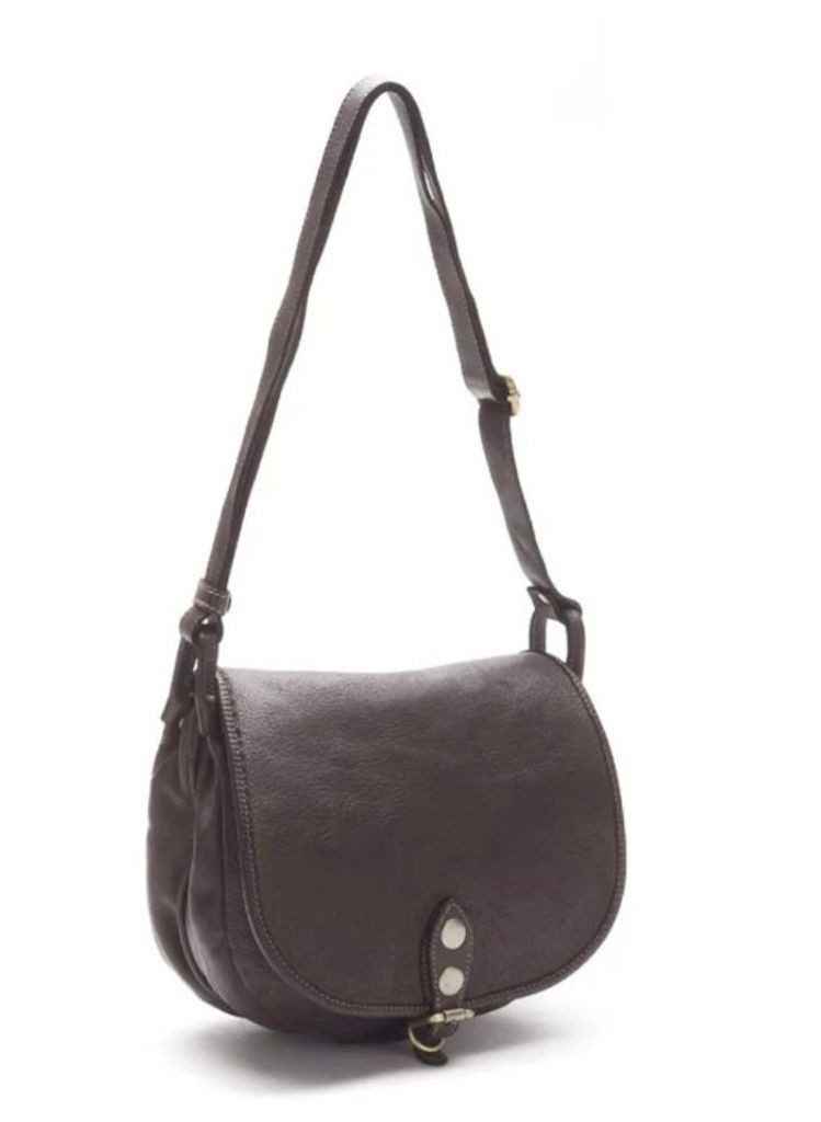 BZNA Schultertasche Taina Braun Italy Designer Handtasche Ledertasche Umhängetasche