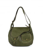 Lade das Bild in den Galerie-Viewer, BZNA Bag Malea Grün italy Designer Leder Schulter Ledertasche Umhänge Tasche - B Z N A
