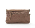 Load image into Gallery viewer, BZNA Bag Doria Taupe Clutch Italy Designer Damen Umhängetasche Schultertasche Neu
