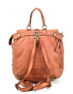 Load image into Gallery viewer, BZNA Bag Anna Cognac Backpacker Designer Rucksack Ledertasche Damenhandtasche
