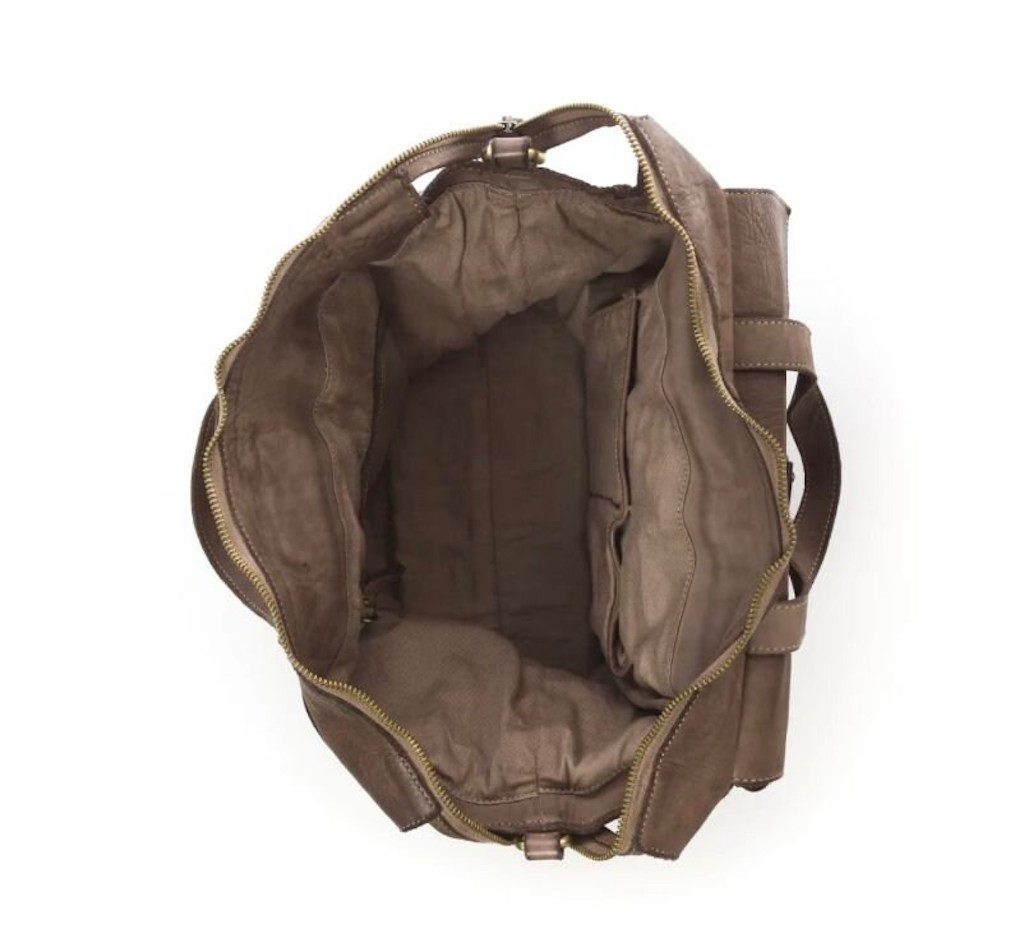 BZNA Bag Rucksack Smilla Braun Backpacker Designer Rucksack Damenhandtasche Schultertasche (Kopie)