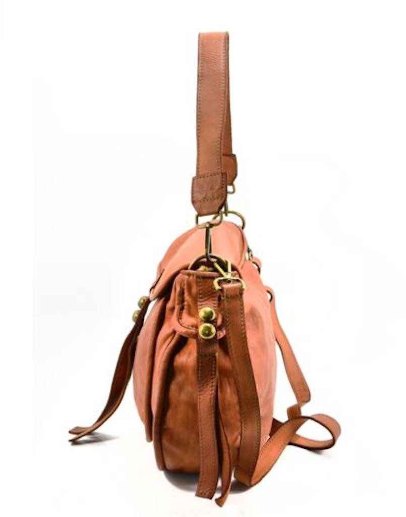 BZNA Bag Kiara Schwarz italy Designer Leder Schulter Ledertasche Umhänge Tasche