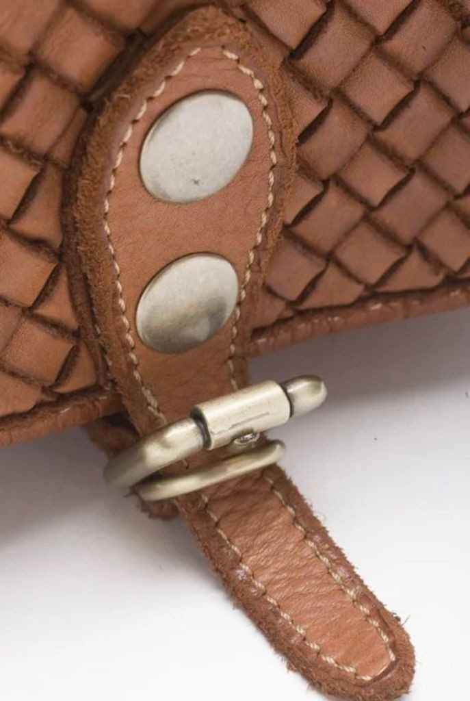 BZNA Schultertasche Tanita Petrol Italy Designer Handtasche Ledertasche Umhängetasche