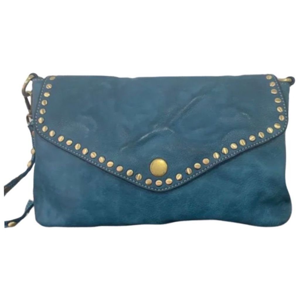 BZNA Bag Doria Petrol Clutch Italy Designer Damen Umhängetasche Schultertasche Neu - B Z N A