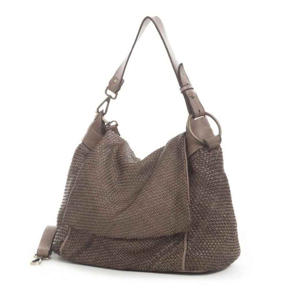 BZNA Bag Tarja Taupe Italy Designer Messenger Damen Handtasche Schultertasche