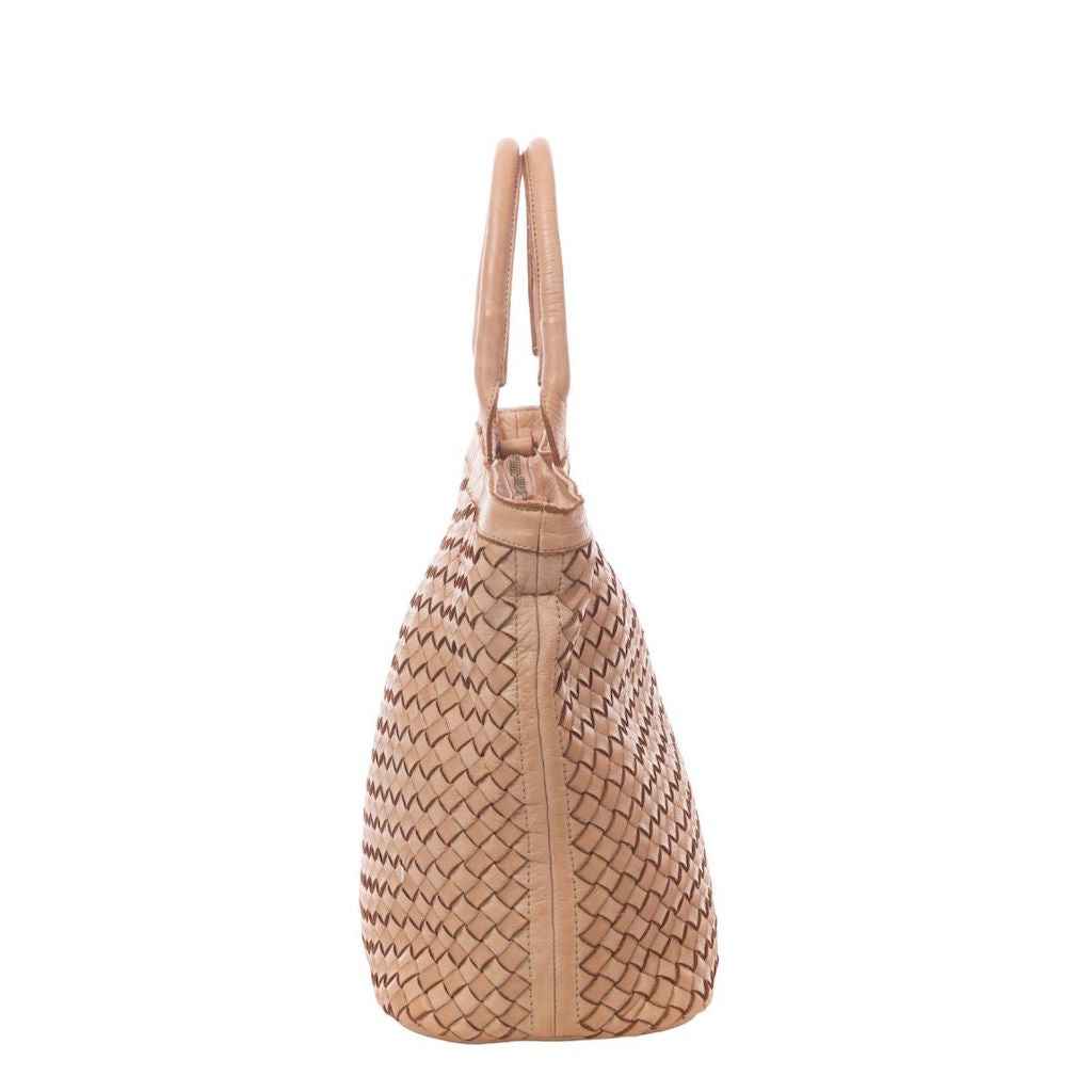 BZNA Bag Roma Forest Grün Italy Designer Damen Handtasche Tasche Leder Shopper