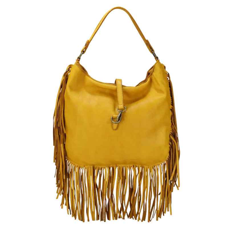 BZNA Bag Napoli Gelb Italy Designer Damen Handtasche Ledertasche Schultertasche Tasche Leder Shopper Neu