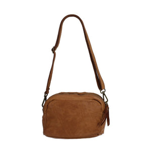 BZNA Bag Lucy cognac Italy Designer Clutch Braided Ledertasche Umhängetasche Damen Handtasche Schultertasche Tasche Leder Shopper Neu