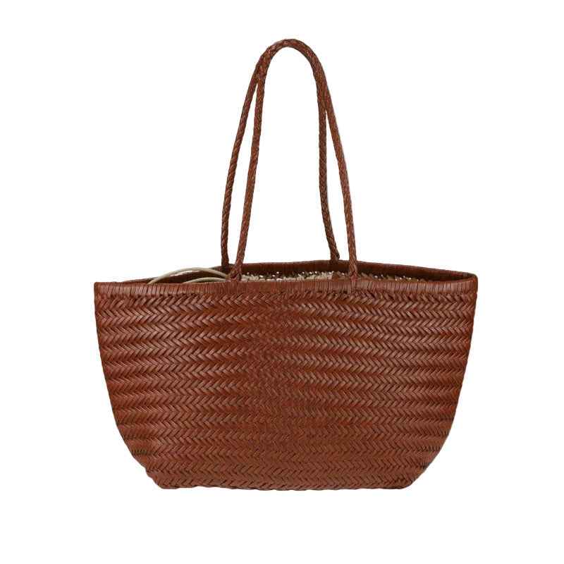 BZNA Bag Cognac Italy Damen Handtasche Schultertasche Tasche Leder BZNA6166