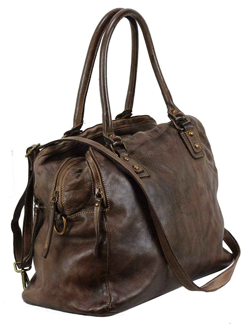 BZNA Bag Lue moro Italy Designer Messenger Damen Handtasche Schultertasche Tasche Leder Shopper Neu