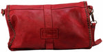 Load image into Gallery viewer, BOZANA Bag Luna rosso Italy Designer Clutch Umhängetasche Ledertasche Damen Handtasche Schultertasche Tasche Leder Shopper Neu - B Z N A
