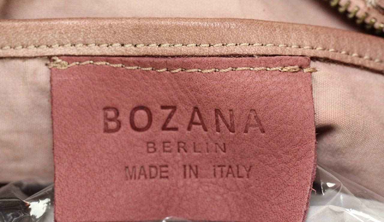 Bozana Bag Richie rose Backpacker Designer Rucksack Damenhandtasche Schultertasche Leder Nappa sheep ItalyNeu