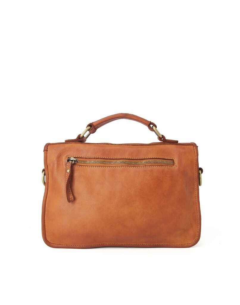 BZNA Aktentasche Enzo Blau  Business Bag Designer Ledertasche Schultertasche
