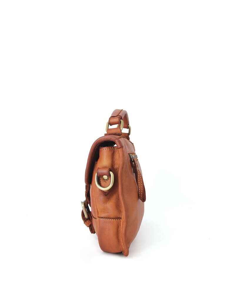 BZNA Aktentasche Enzo Braun  Business Bag Designer Ledertasche Schultertasche