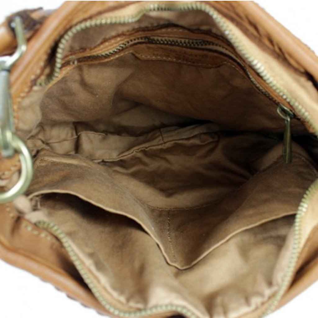 BZNA Bag Alesa Schwarz Italy Designer Beutel Umhängetasche Damen Handtasche Leder