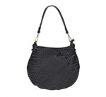 Load image into Gallery viewer, BZNA Bag Alesa Nero Italy Designer Beutel Umhängetasche Damen Handtasche Leder - B Z N A
