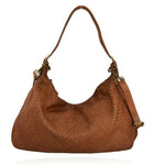 Load image into Gallery viewer, BZNA Bag Amelia Cognac Italy Designer Damen Handtasche Schultertasche Tasche - B Z N A
