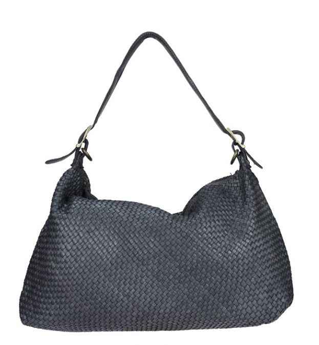 BZNA Bag Amelia Grau Italy Designer Damen Handtasche Schultertasche Tasche