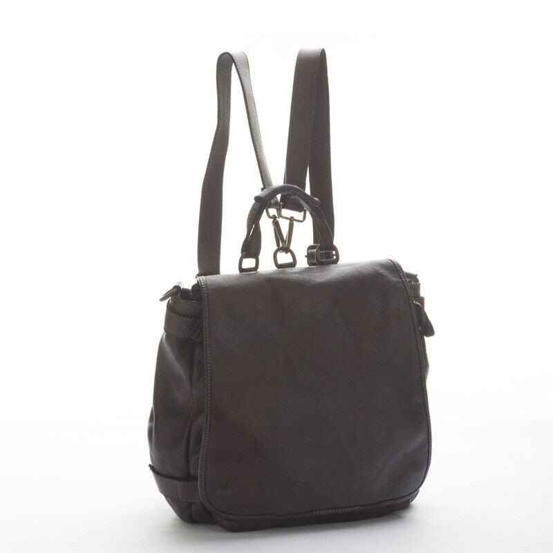 BZNA Bag Anna braun Backpacker Designer Rucksack Ledertasche Damenhandtasche
