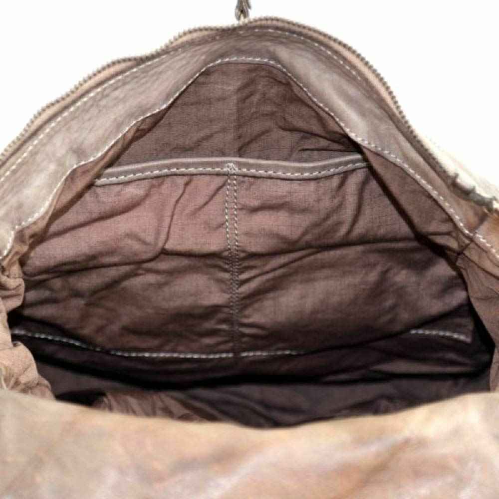 BZNA Bag Anna braun Backpacker Designer Rucksack Ledertasche Damenhandtasche