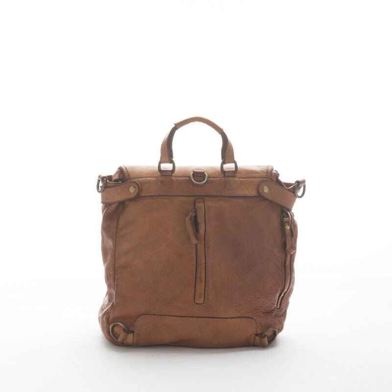 BZNA Bag Anna Petrol Backpacker Designer Rucksack Ledertasche Damenhandtasche