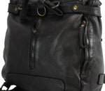 Load image into Gallery viewer, BZNA Bag Anna Schwarz Backpacker Designer Rucksack Ledertasche Damenhandtasche - B Z N A
