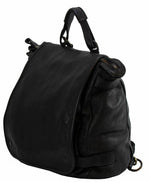 Load image into Gallery viewer, BZNA Bag Anna Schwarz Backpacker Designer Rucksack Ledertasche Damenhandtasche - B Z N A
