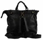 Load image into Gallery viewer, BZNA Bag Anna Schwarz Backpacker Designer Rucksack Ledertasche Damenhandtasche - B Z N A
