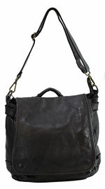 Load image into Gallery viewer, BZNA Bag Anna Schwarz Backpacker Designer Rucksack Ledertasche Damenhandtasche - B Z N A
