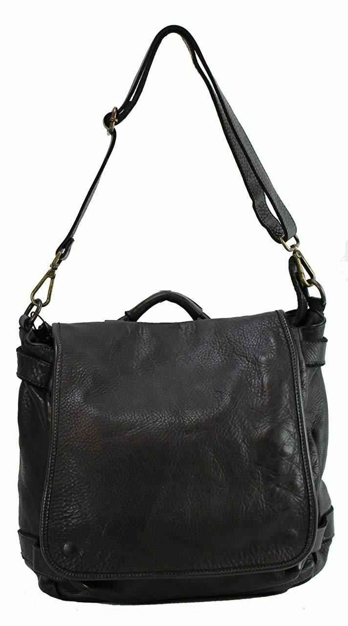 BZNA Bag Anna Schwarz Backpacker Designer Rucksack Ledertasche Damenhandtasche