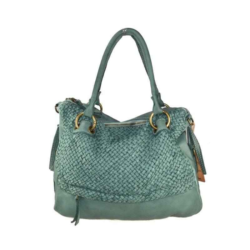 BZNA Bag Arya Gr?n Italy Designer Damen Handtasche Schultertasche Tasche Leder