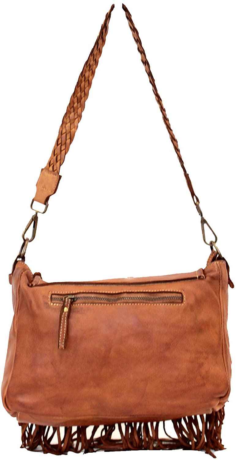 BZNA Bag Bari gelb Italy Designer Damen Handtasche Ledertasche Schultertasche Tasche Leder Shopper Neu