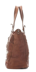 Load image into Gallery viewer, BZNA Bag Belva taupe Italy Designer Damen Handtasche Schultertasche Tasche - B Z N A
