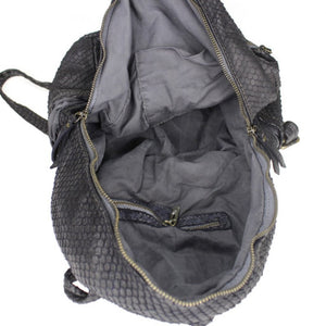 BZNA Bag Benno nero Backpacker Designer Rucksack Damenhandtasche Schultertasche - B Z N A