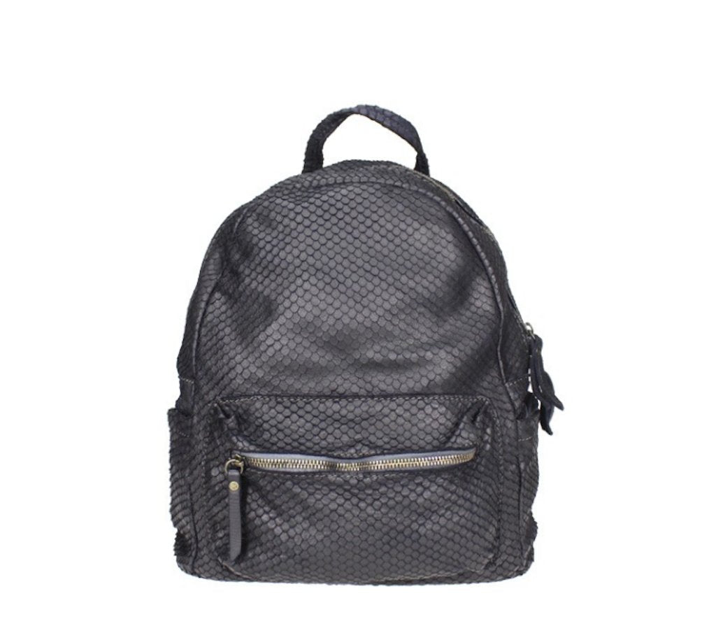 BZNA Bag Benno nero Backpacker Designer Rucksack Damenhandtasche Schultertasche - B Z N A