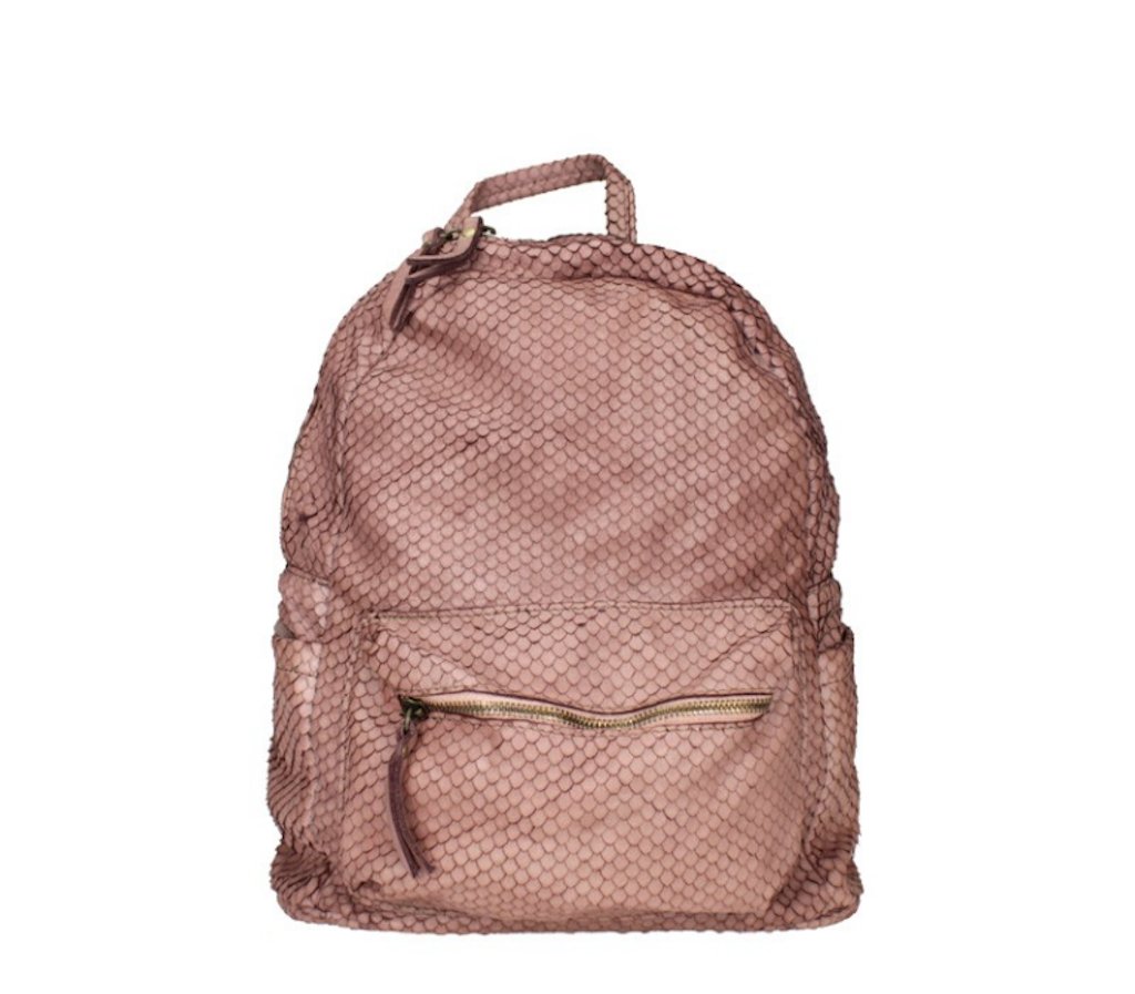 BZNA Bag Benno Rosa Backpacker Designer Rucksack Damenhandtasche Schultertasche - B Z N A