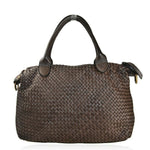 Load image into Gallery viewer, BZNA Bag Bianca Braun Italy Designer Damen Handtasche Schultertasche Tasche - B Z N A
