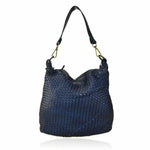 Load image into Gallery viewer, BZNA Bag Briana Blau Italy Designer Beutel Umhängetasche Damen Handtasche Leder - B Z N A
