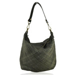 Load image into Gallery viewer, BZNA Bag Briana Grün Italy Designer Beutel Umhängetasche Damen Handtasche Leder - B Z N A
