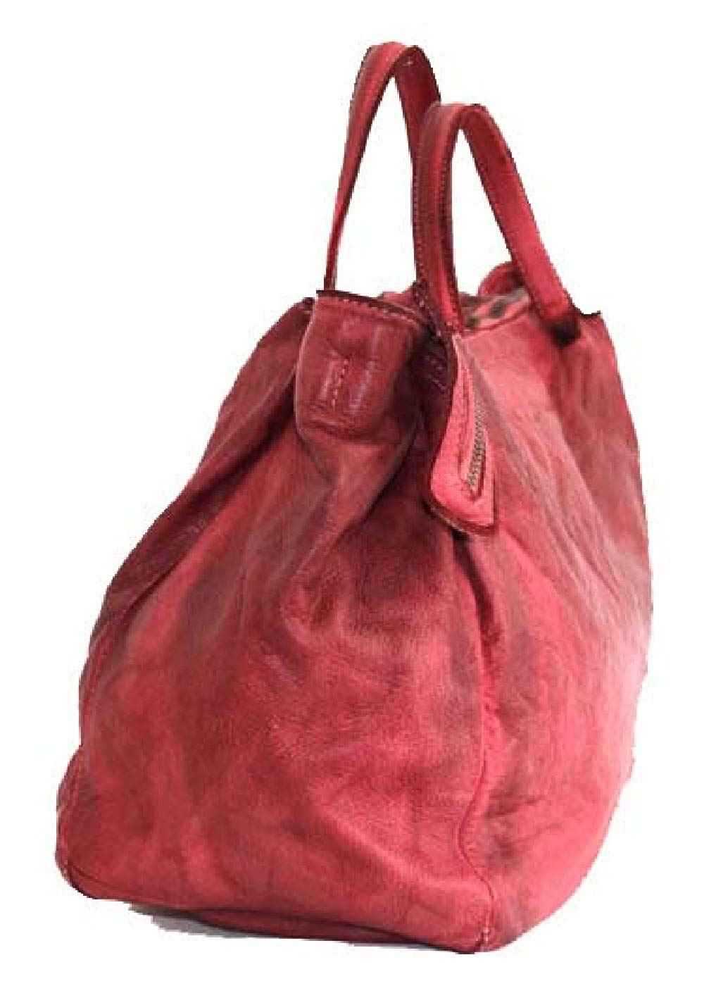BZNA Bag Diana rot Italy Designer Damen Handtasche Schultertasche Tasche Leder Shopper Neu